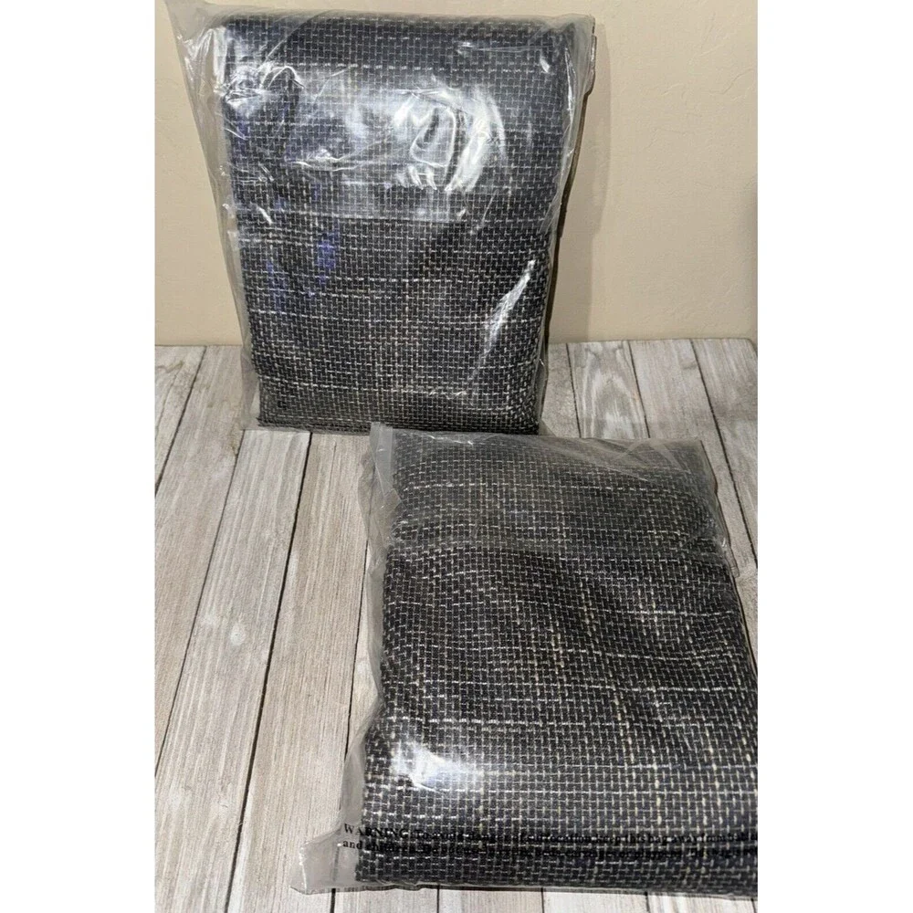 ⚡️SlKline Weave Thermal 100% Blackout Grommet Top (2 Panel Set) Curtains 52”x63”